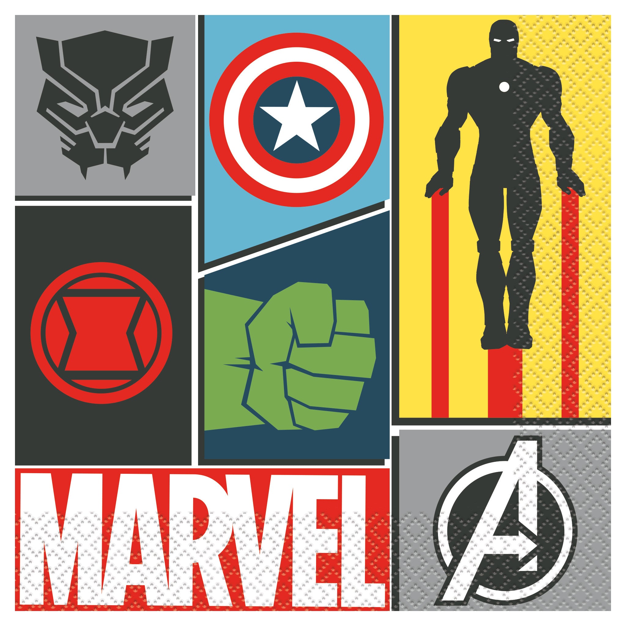 Marvel Avengers Large Napkins 16ct